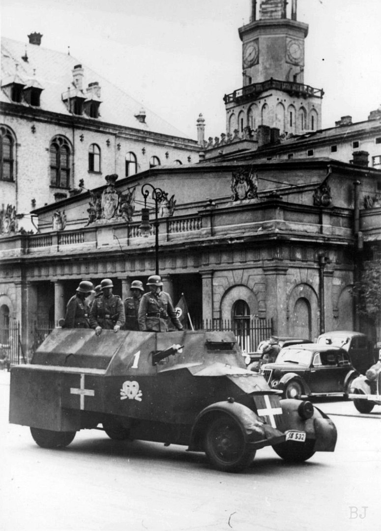Импровизированный бронеавтомобиль Вермахта, Польша '39 г.